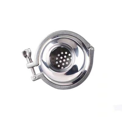 Zylindrischer Kopfcode Edelstahl 316 304 Hygienische Tri-Clamp Kugelfilter für WZ SS