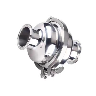 Zylindrischer Kopfcode Edelstahl 316 304 Hygienische Tri-Clamp Kugelfilter für WZ SS