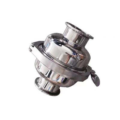 Zylindrischer Kopfcode Edelstahl 316 304 Hygienische Tri-Clamp Kugelfilter für WZ SS