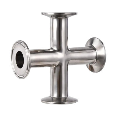 WZ ISO Standard Größe 4 Wege Ellbogenrohr in Edelstahl 304/316 für Sanitär