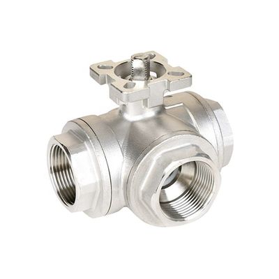 Industrie-Drei-Wege-Hochplattform-Wasserventil mit Edelstahl-Frauen-Schwimmball