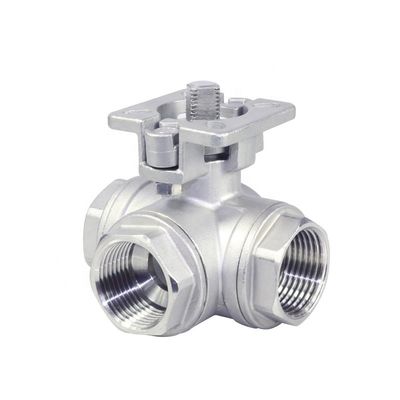Industrie-Drei-Wege-Hochplattform-Wasserventil mit Edelstahl-Frauen-Schwimmball