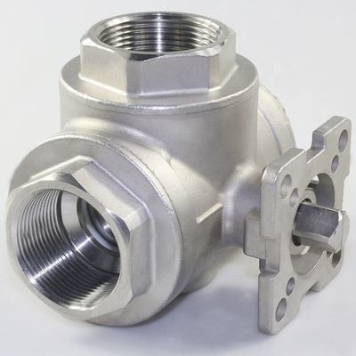 Industrie-Drei-Wege-Hochplattform-Wasserventil mit Edelstahl-Frauen-Schwimmball