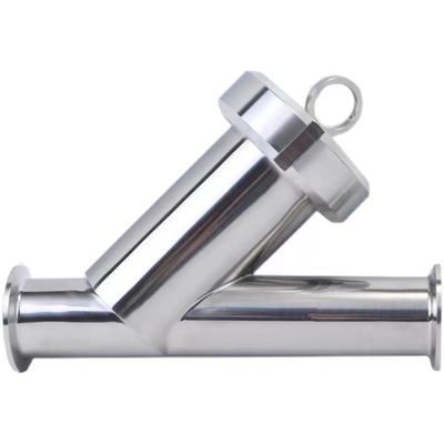 Sanitär 304 316L Filter aus Edelstahl Y-Typ mit DIN SMS SUS 3A-Anschluss