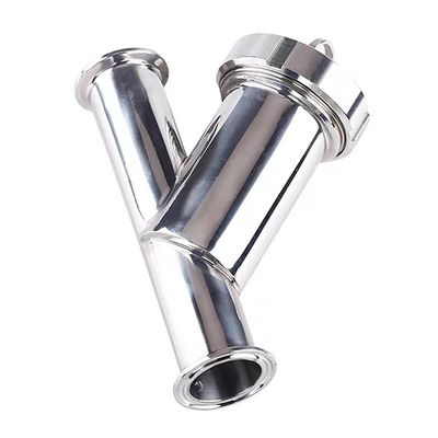 Sanitär 304 316L Filter aus Edelstahl Y-Typ mit DIN SMS SUS 3A-Anschluss