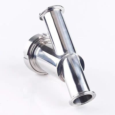 Sanitär 304 316L Filter aus Edelstahl Y-Typ mit DIN SMS SUS 3A-Anschluss