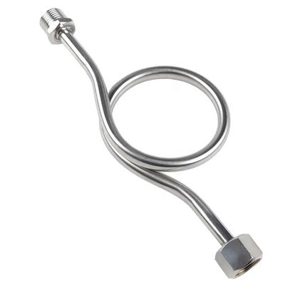 WZ Edelstahl 1/2 Druckmessgerät Ring zur Druckmessung