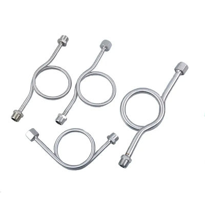 WZ Edelstahl 1/2 Druckmessgerät Ring zur Druckmessung