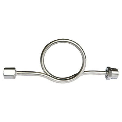 WZ Edelstahl 1/2 Druckmessgerät Ring zur Druckmessung