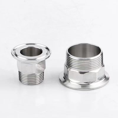 Gleichwertige Edelstahl 304 Männliche Garn Hex-Ferrule Rohrbefestigungen Hex-Adapter