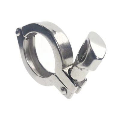 CLAMP Verbindung Sanitäre Edelstahl SS304 SS316L Tri-Clamp Einzelspin für OEM-Unterstützung
