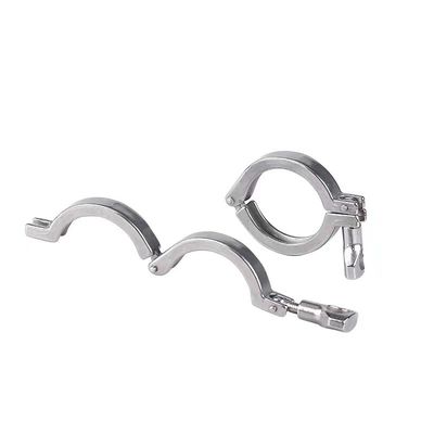 CLAMP Verbindung Sanitäre Edelstahl SS304 SS316L Tri-Clamp Einzelspin für OEM-Unterstützung