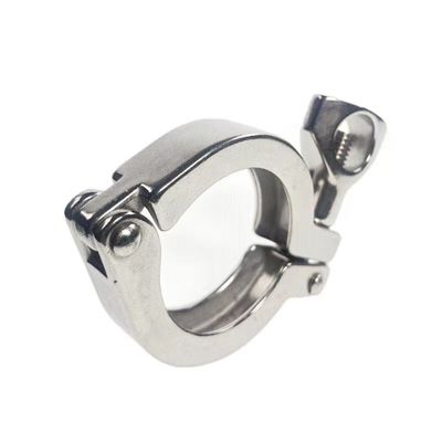 CLAMP Verbindung Sanitäre Edelstahl SS304 SS316L Tri-Clamp Einzelspin für OEM-Unterstützung