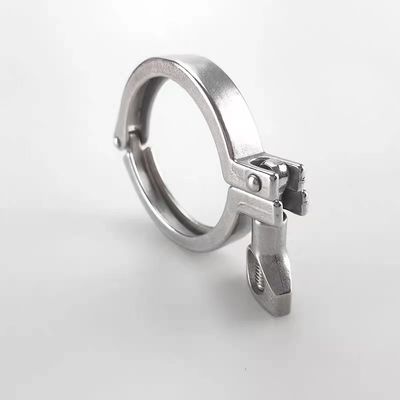 CLAMP Verbindung Sanitäre Edelstahl SS304 SS316L Tri-Clamp Einzelspin für OEM-Unterstützung
