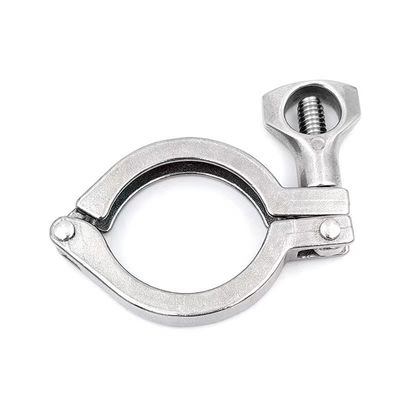 CLAMP Verbindung Sanitäre Edelstahl SS304 SS316L Tri-Clamp Einzelspin für OEM-Unterstützung