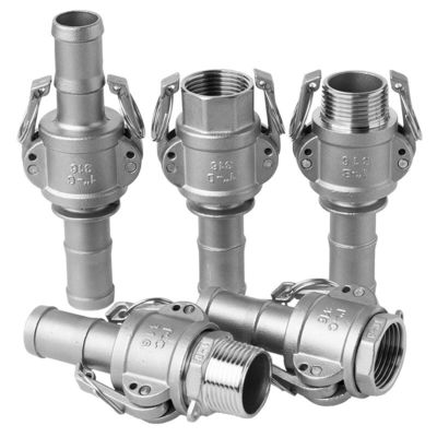 ODM unterstützte Edelstahl 304 316 Camlock Schnellkopplung Typ B BSPT NPT Gewinde