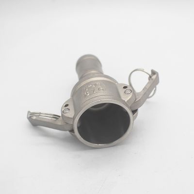 Langlebige Edelstahl 304 316 Camlock Schnellkopplungen Typ C zur Verbindung von Rohrleitungen