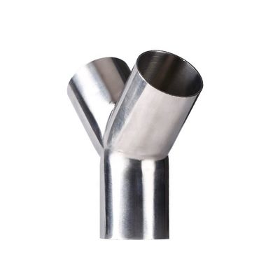 Garantierte Edelstahl 304 316 Rohrverbindung 45° Tee Y Typ Tee mit gleichem Gießen