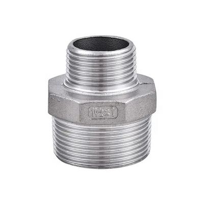 Gleich 304316 Edelstahl Hydraulisches Männliches Gewindehexagonalrohr Nippel NPT BSPT