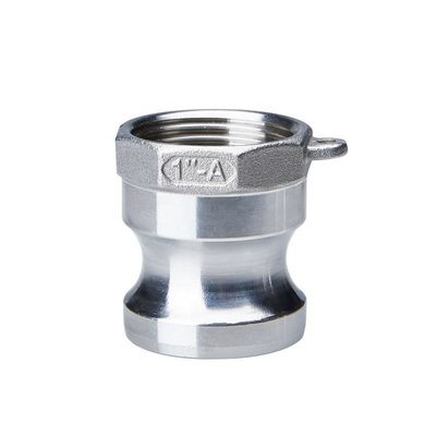 SS 304 316 Camlock-Schnellanschlüsse für Wassergas-Öl NPT BSP 1/4"-4" Rundkopfcode