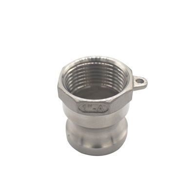 SS 304 316 Camlock-Schnellanschlüsse für Wassergas-Öl NPT BSP 1/4"-4" Rundkopfcode