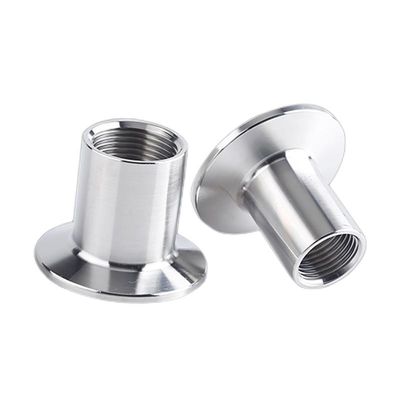 Tri-Clamp Npt Bsp Rohrbefestigungen Männlicher Gewindeadapter/Kopplung mit rundem Kopfcode SS304