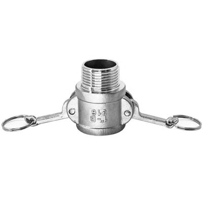 Spezialisierte SS304 316L Typ B Schnellanschlüsse für Wassergasöl NPT BSP 1/4"-4