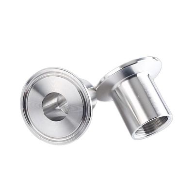 Tri-Clamp Npt Bsp Rohrbefestigungen Männlicher Gewindeadapter/Kopplung mit rundem Kopfcode SS304