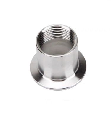 Tri-Clamp Npt Bsp Rohrbefestigungen Männlicher Gewindeadapter/Kopplung mit rundem Kopfcode SS304