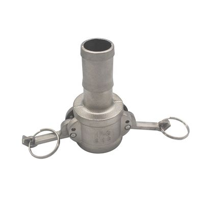 Zusammengefasste SS304 316L Typ C Schnellanschlüsse für Wassergasöl NPT BSP 1/4"-4