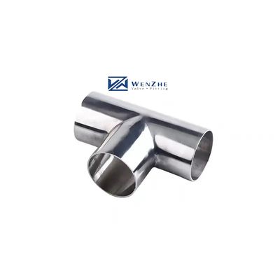 1/4''-4.0' Größe Sanitäre Schweiß-Tee-Verbindungsrohr für Industrie SS304/316 Material
