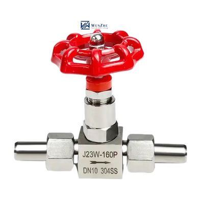 Silber 304 316 Edelstahl J13W-160P Nadelventil Innenfaden Nadelventil